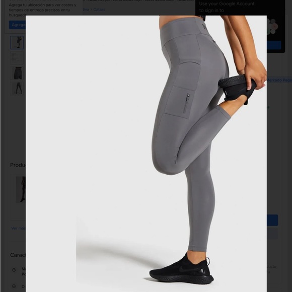 Gym-shark “Kalyan”   Gray High-Waisted Leggings S - Picture 2 of 15